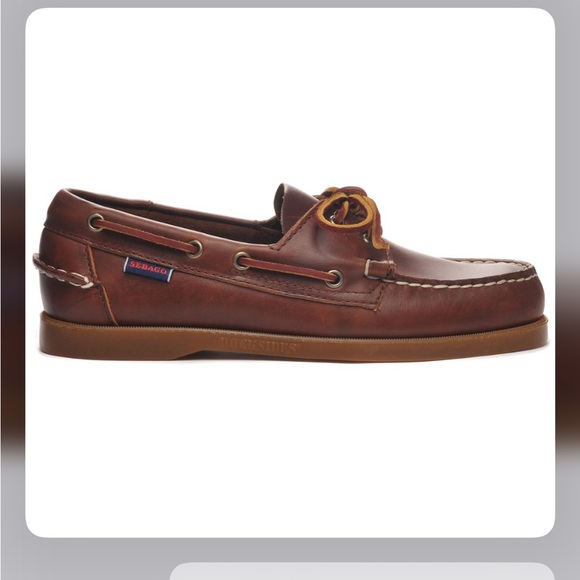 Portland Waxed Brown & Honey Vintage Sebago Docksides Women’s 7.5 - Picture 5 of 16